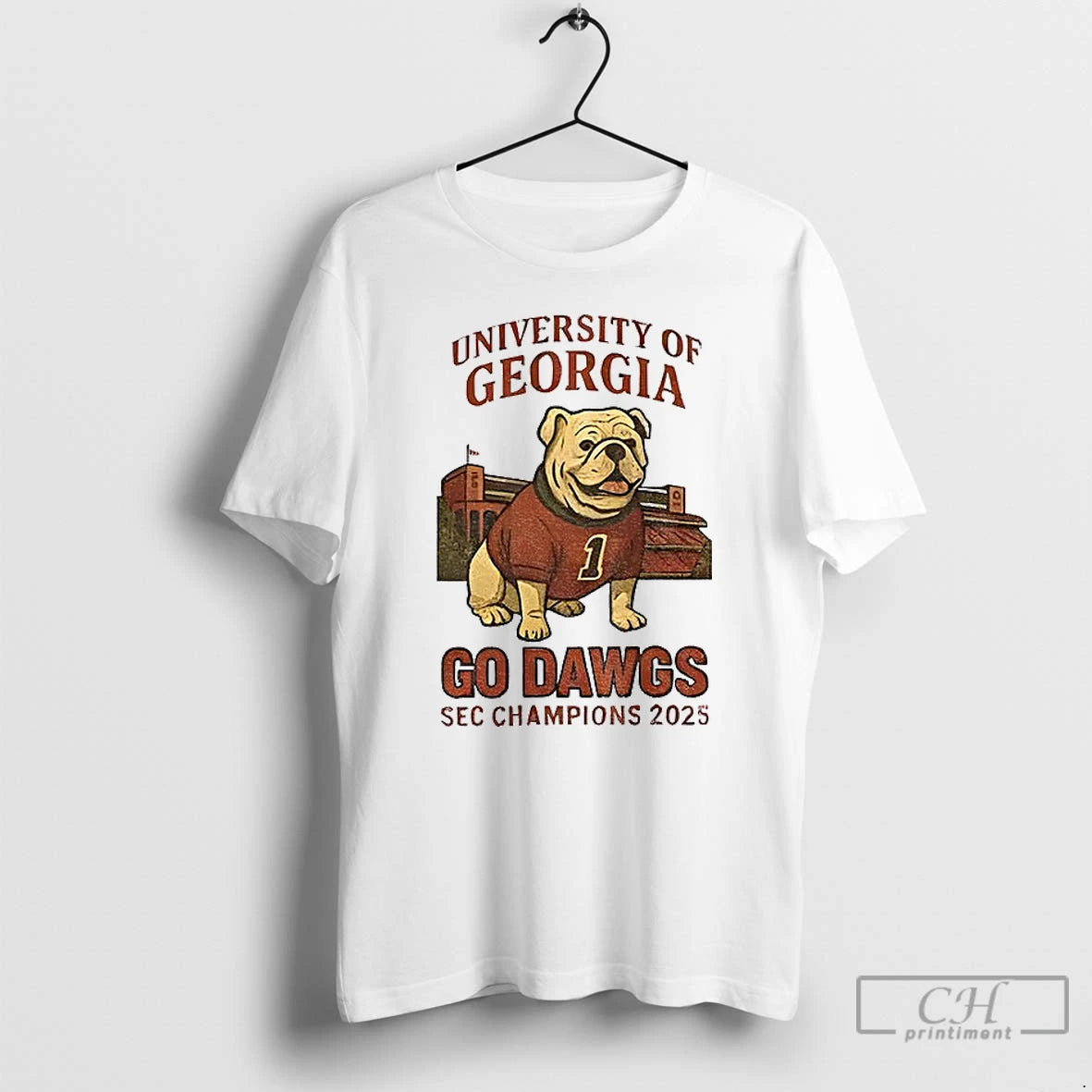 Classic University Of Georgia Bulldog Football Go Dawgs Sec Champions 2025 T-Shirts, Hoodie, Sweatshirt | InkThreadWorks.com