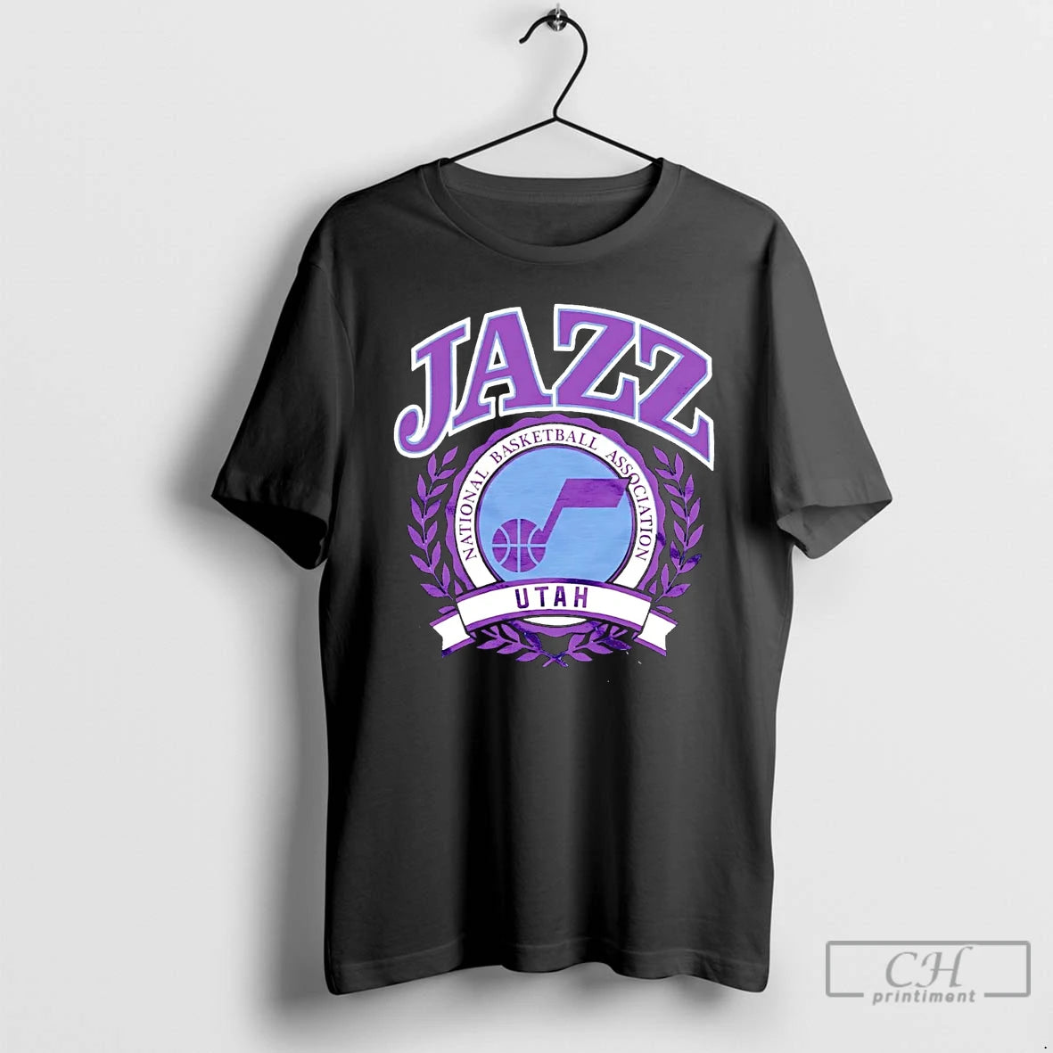 Classic Utah Jazz Nba Crest T-Shirts, Hoodie, Sweatshirt | InkThreadWorks.com