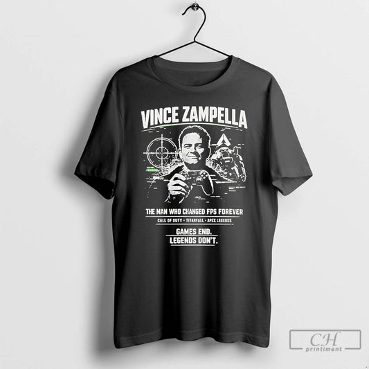Classic Vince Zampella The Man Who Changed Fps Forever T-Shirts, Hoodie, Sweatshirt | InkThreadWorks.com