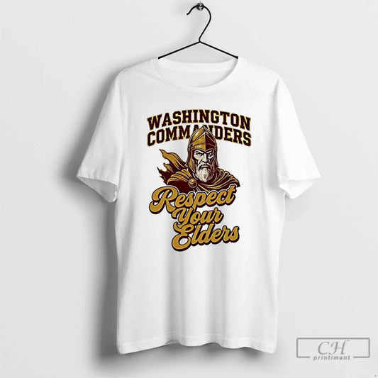 Classic Washington Commanders Respect Your Elders T-Shirts, Hoodie, Sweatshirt | InkThreadWorks.com