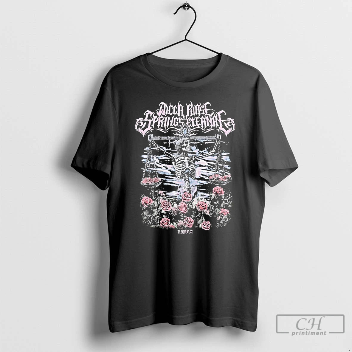 Classic Wicca Phase Springs Eternal Skeleton Roses T-Shirts, Hoodie, Sweatshirt | InkThreadWorks.com