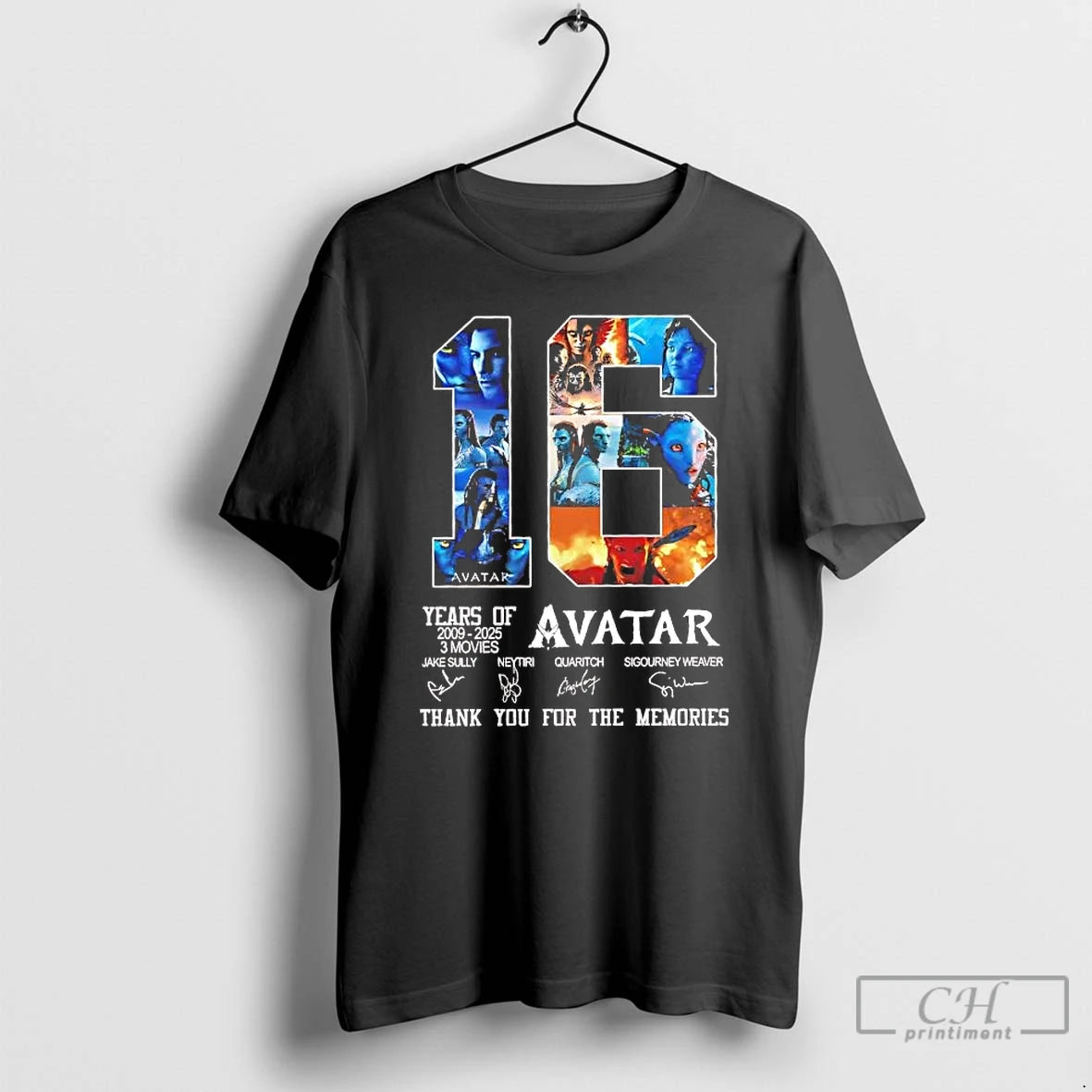 Classic Year Of Avatar 2009 2025 3 Movies Thank You For The Memories T Shirts Hoodie, Sweatshirt | InkThreadWorks.com