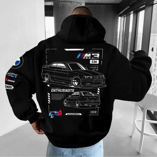 Classsic Bimmer M3 E36 Hoodie, Unisex, Menswear, Street Racing Shirt, Car Hoodie, Boyfriend Giftstyle{n002}2 Sweatshirt