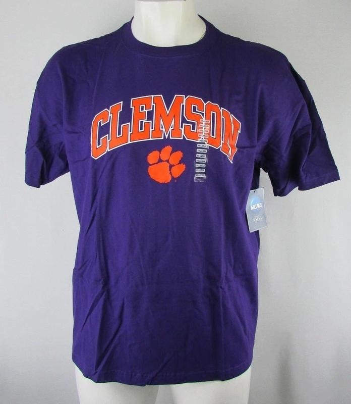 Clemson Tigers NCAA Men's Purple T-ShirtT-shirt Sweatshirt Hoodie VTG Unisex #15 | InkThreadWorks.com
