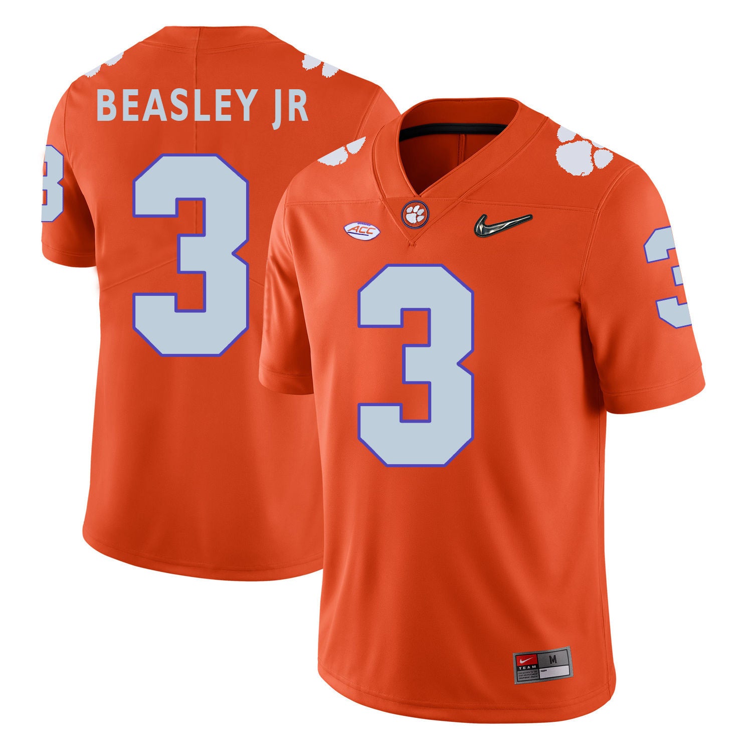 Clemson Tigers Vic Beasley Jr.3 Diamond Edition Orange