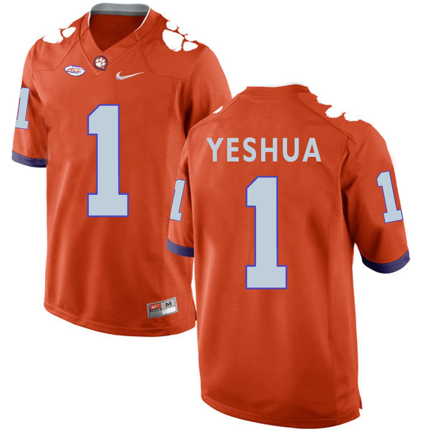 Clemson Tigers YESHUA 1 Orange