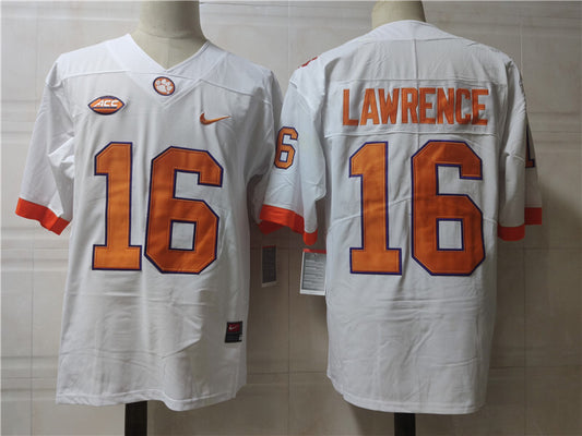 Clemson Tigers #16 Trevor Lawrence Tigers Style 2