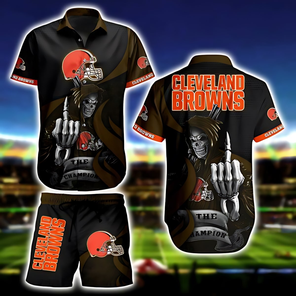 Cleveland Browns Hawaiian Shirt Champion’s Edge 972707