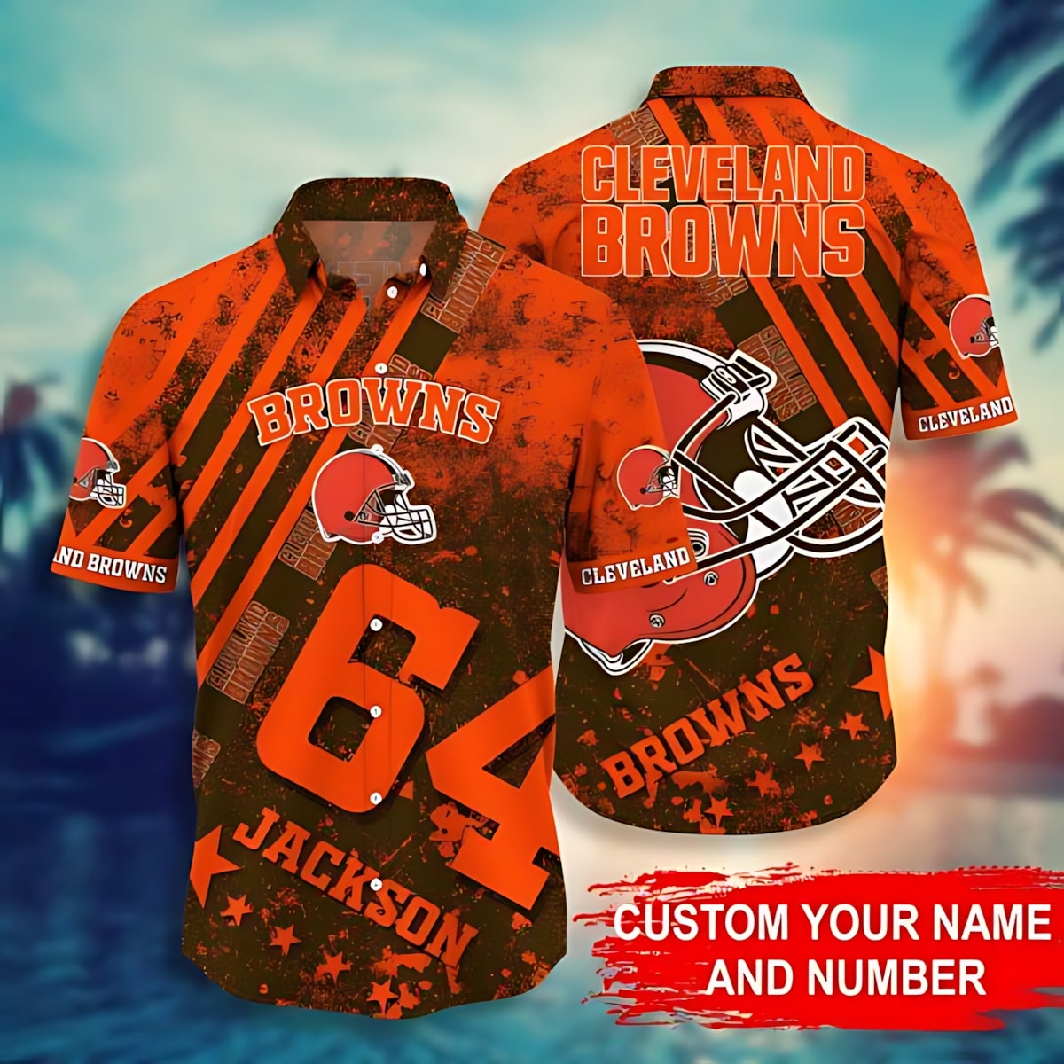 Cleveland Browns Hawaiian Shirt Custom Star Player Design 563725