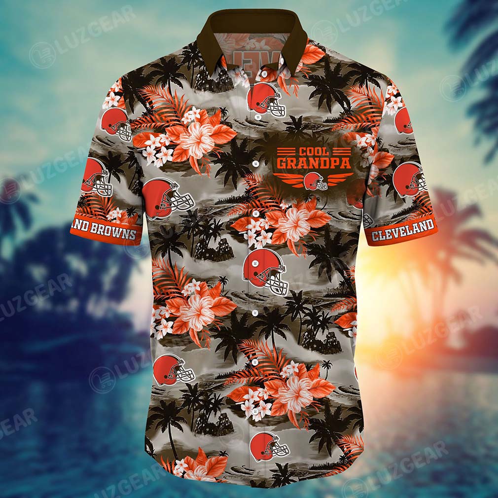 Cleveland Browns Hawaiian Shirt for Grandpa Vibes 968615