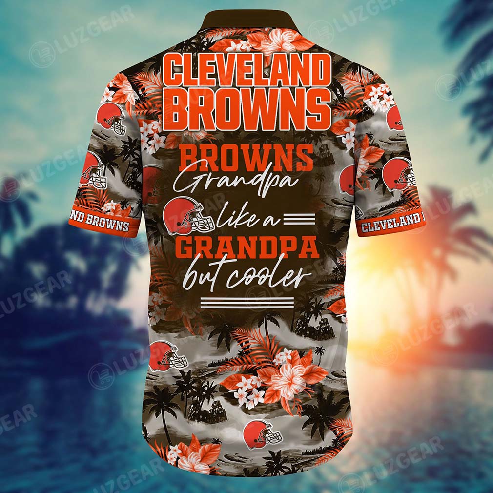 Cleveland Browns Hawaiian Shirt for Grandpa Vibes 968615