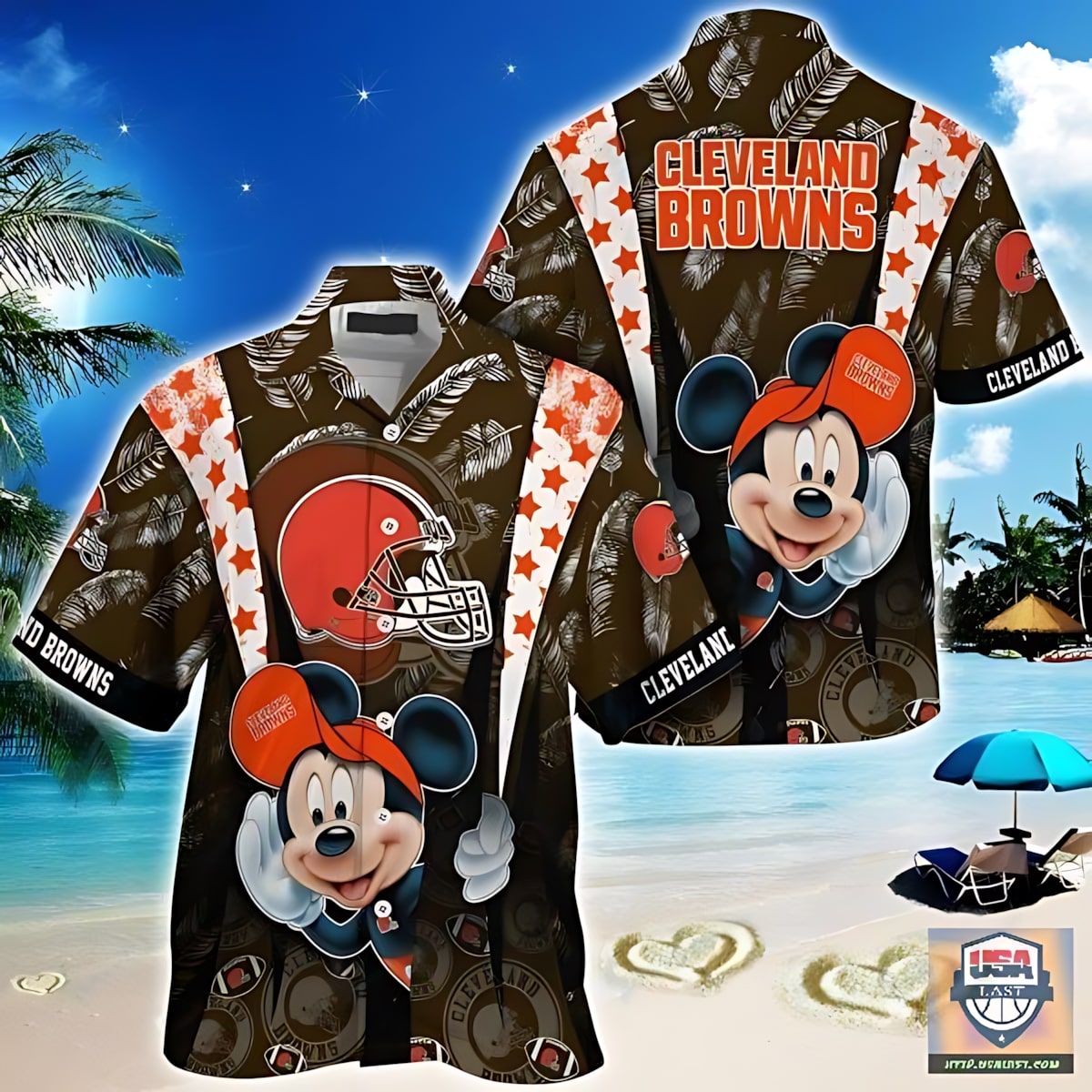 Cleveland Browns Hawaiian Shirt Magic Island Design 236479