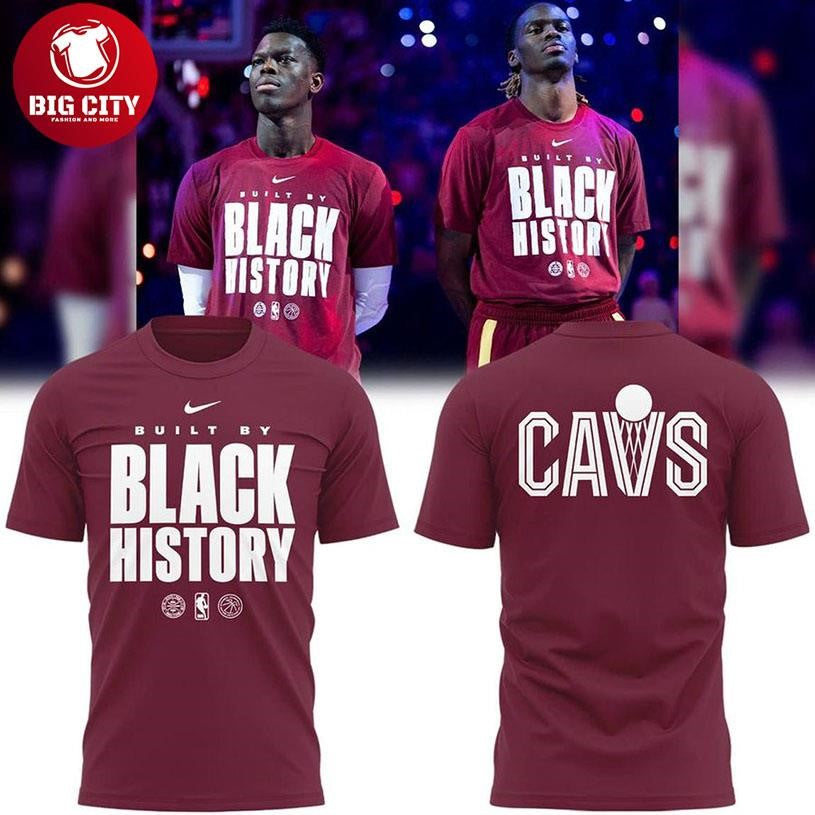 Cleveland Cavaliers Built By Black History 2026 Tribute Night Two Sided Shirt