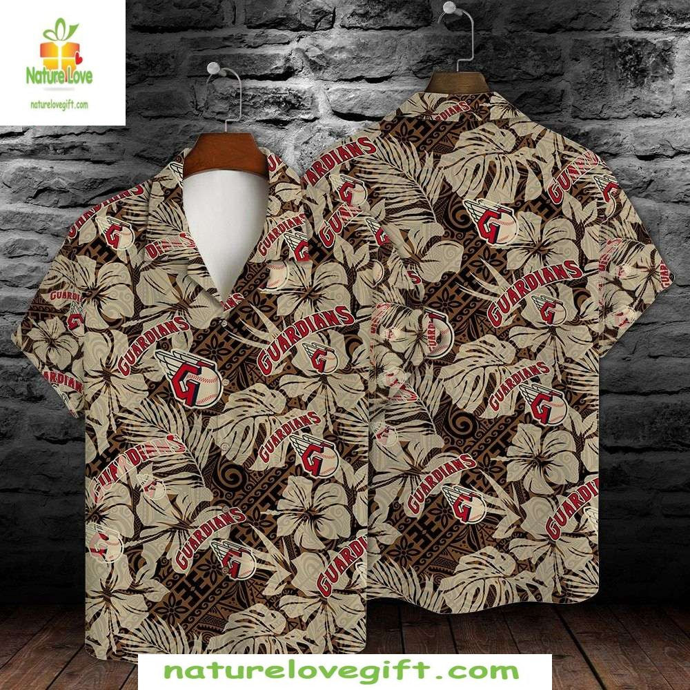 Cleveland Guardians MLB Hawaiian Shirt Stylish Baseball Tiki Apparel