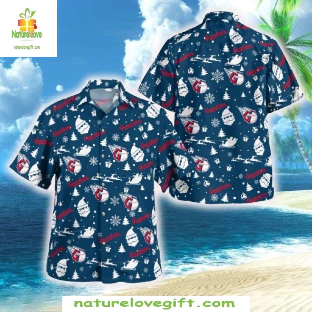 Cleveland Guardians Hawaiian Shirt Winter Vibes Stylish Baseball Apparel