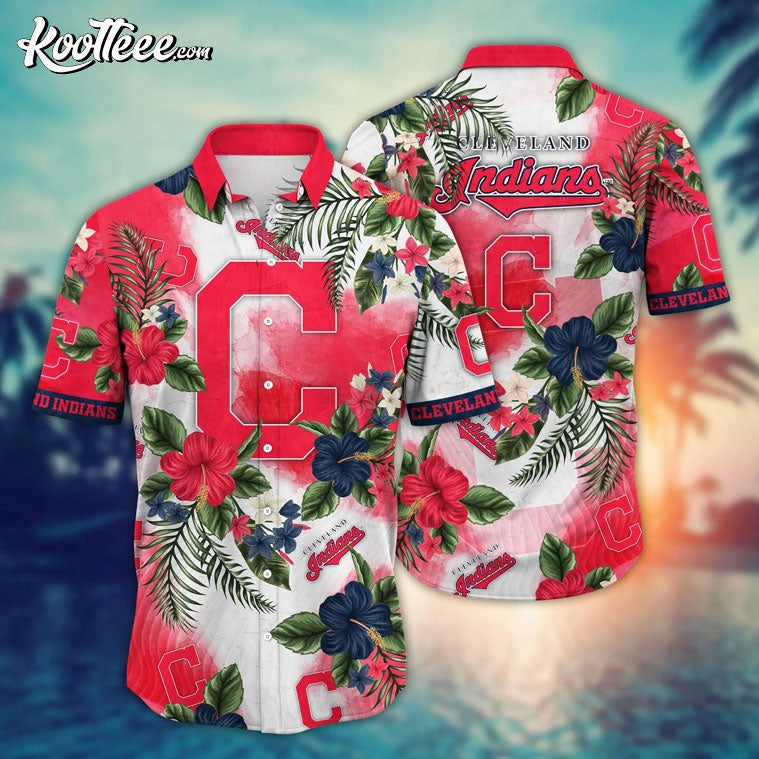 Cleveland Indians MLB Aloha Hawaiian Shirt