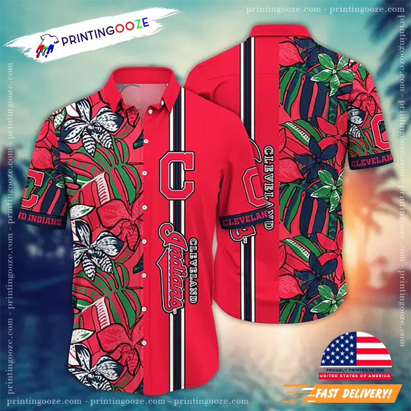 Cleveland Indians MLB, Summer Nights Hawaiian Shirt