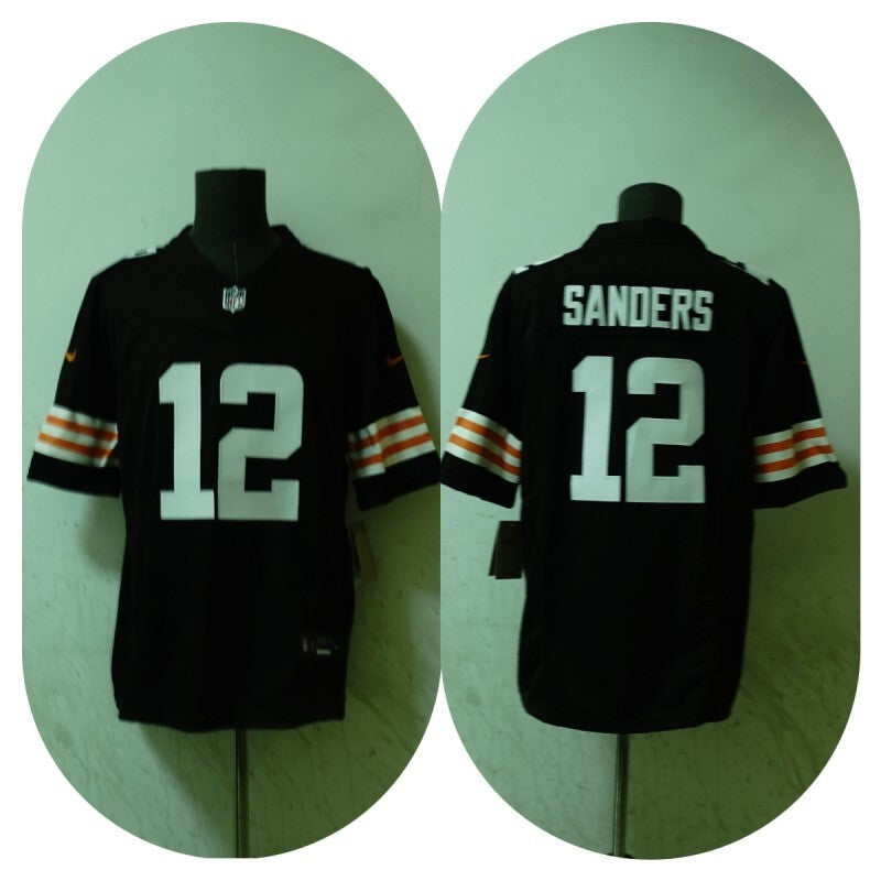 Cleveland Browns #12 Shedeur Sanders 3 Edition Style 2