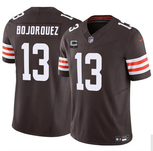Cleveland Browns #13 Corey Bojorquez Brown 2025 F.U.S.E. With 1-Star C Patch