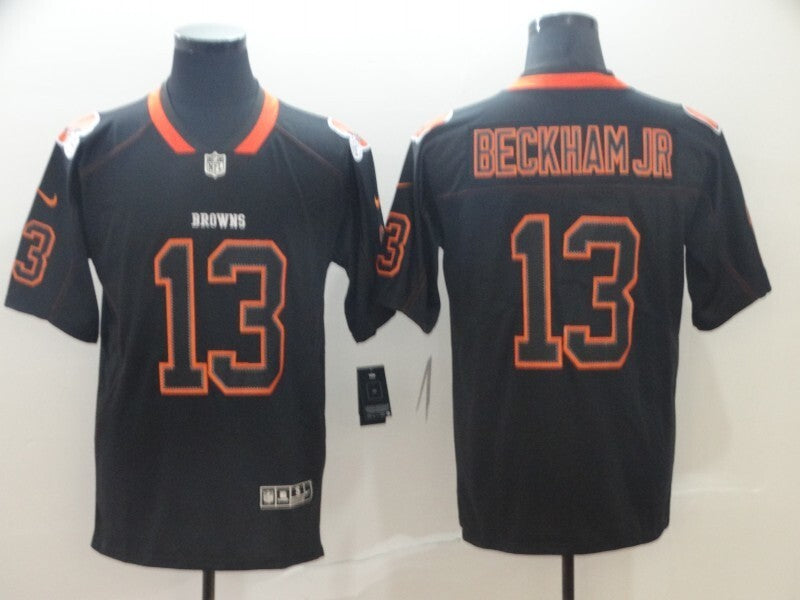 Cleveland Browns #13 Odell Beckham Jr Legend Lights Out 084