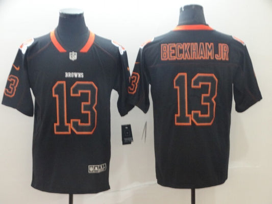 Cleveland Browns #13 Odell Beckham Jr Legend Lights Out 084