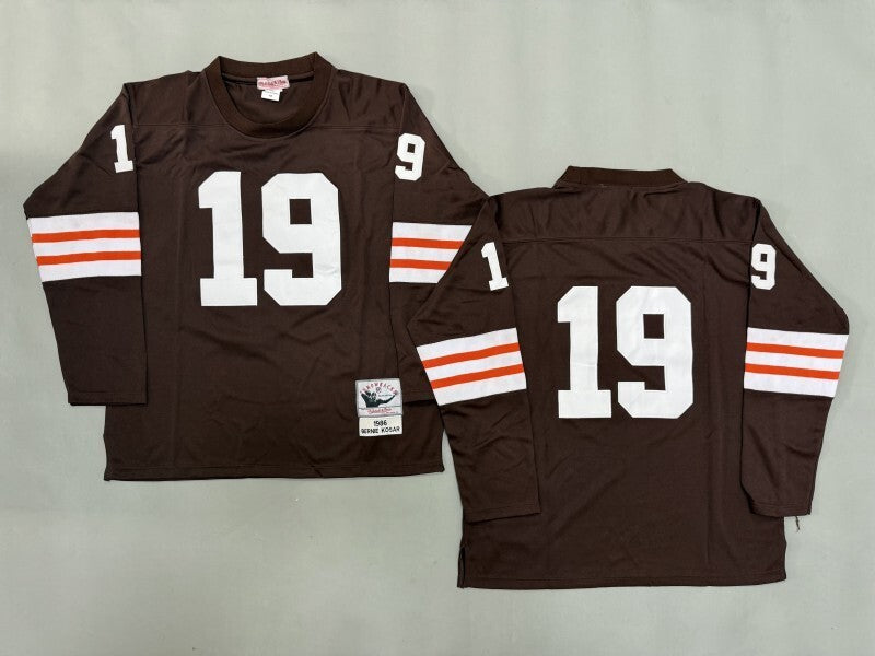 Cleveland Browns #19 Bernie Kosar Cleveland Browns Style 1
