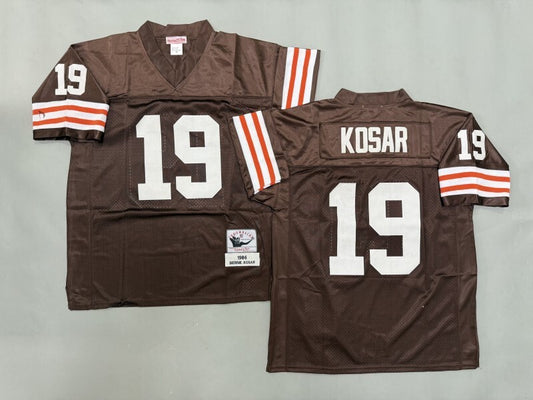 Cleveland Browns #19 Bernie Kosar Cleveland Browns Style 3