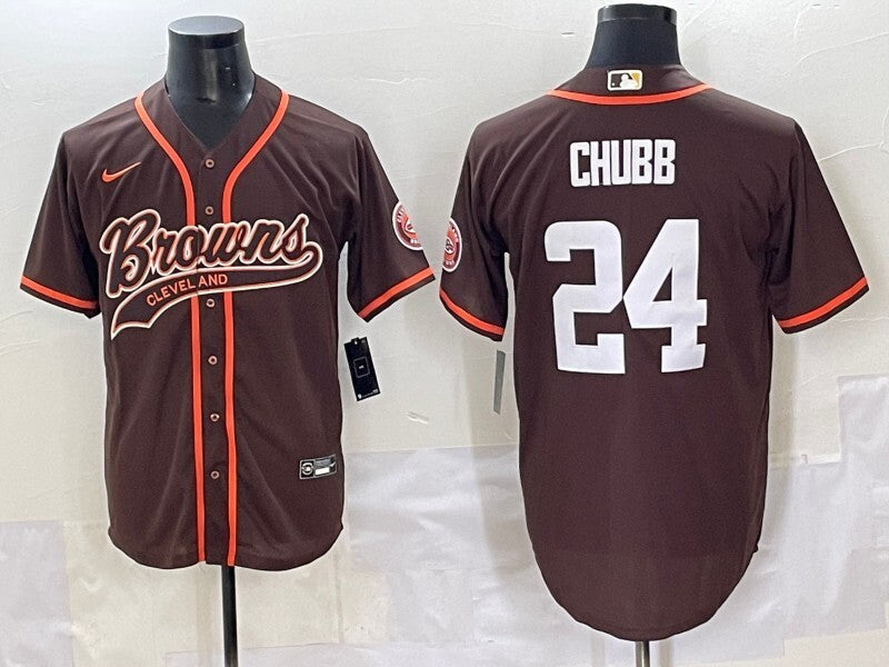 Cleveland Browns #24 Nick Chubb Collaboration