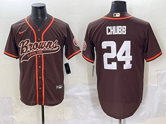 Cleveland Browns #24 Nick Chubb Collaboration