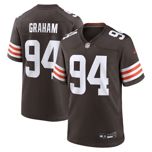 Cleveland Browns #94 Mason Graham Style 3