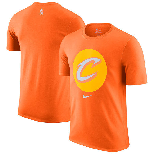 Cleveland Cavaliers Orange 2025 26 City Edition Remix Essential Logo T-Shirt