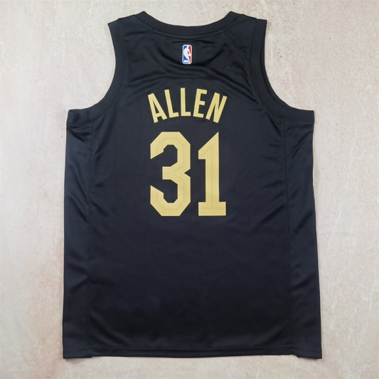 Cleveland Cavaliers #31 Jarrett Allen Hot Press Cavaliers Style 2
