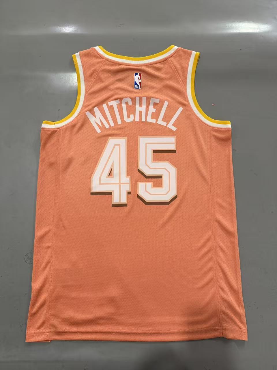 Cleveland Cavaliers #45 Donovan Mitchell 26 Season Cavaliers Team City Style 1