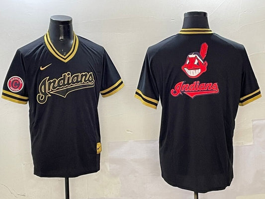 Cleveland Guardians Indians Black Gold Adult Style 1