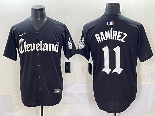 Cleveland Guardians #11 Jose Ramirez Indians 5 Collaboration Style 2
