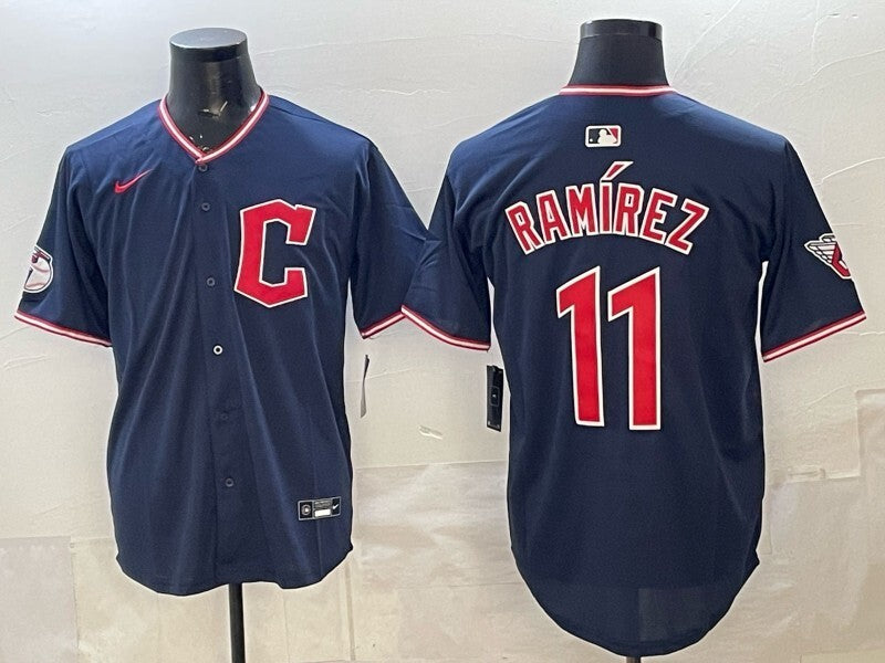 Cleveland Guardians #11 Jose Ramirez Indians Edition Adult