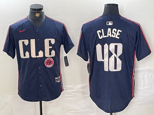 Cleveland Guardians #48 Emmanuel Clase Indians City