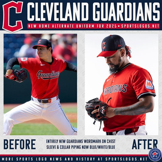 Cleveland Guardians new-red-alt-uniform