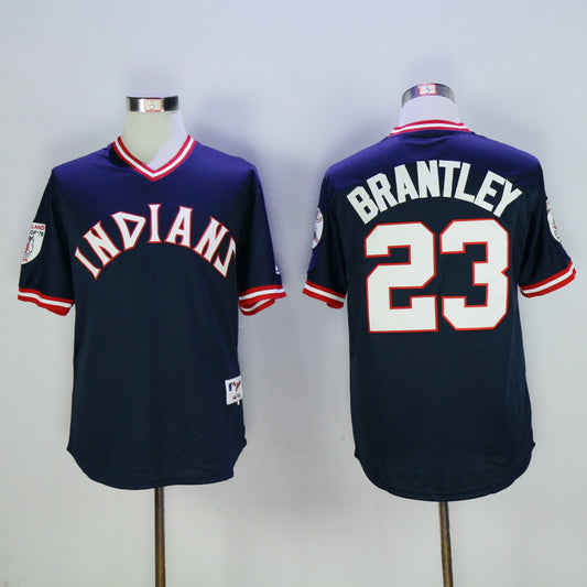 Cleveland Indians #23 Indians 23 Blue Pullover 1976 Retro