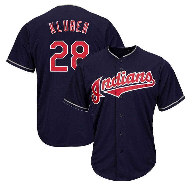 Cleveland Indians #28 Corey Kluber Style 1