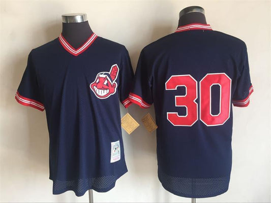 Cleveland Indians #30 Joe Carter Style 3