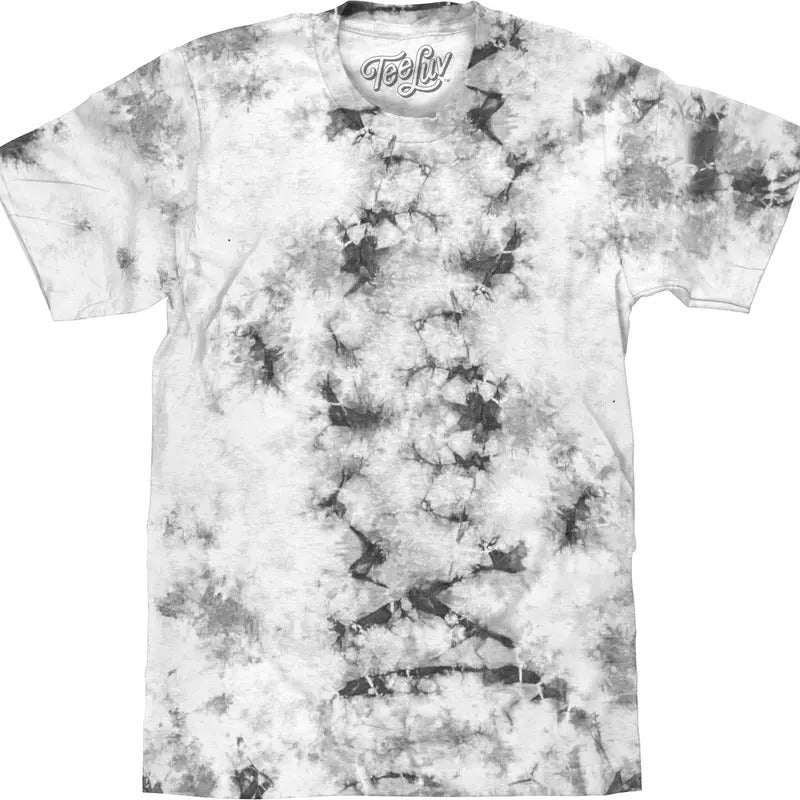 Cloud Wash T-Shirt - Black Tie Dye Hoodie, Sweatshirt | InkThreadWorks.com