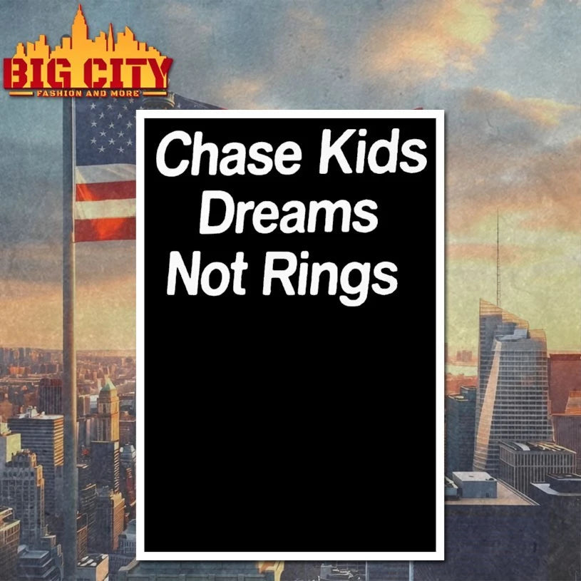 Coach Reggie Chase Kids Dreams Not Rings T-Shirt
