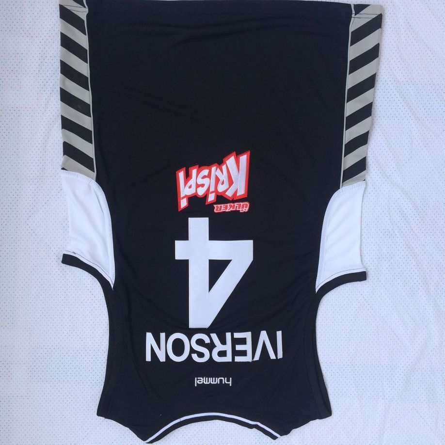 Cola Turka #4 Allen Iverson Iverson 4 Black Embroidered Jersey Style 1