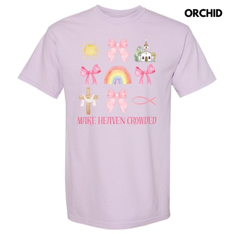 Collage Make Heaven Crowded Comfort Colors T-Shirt 'NLB' Hoodie, Sweatshirt | InkThreadWorks.com