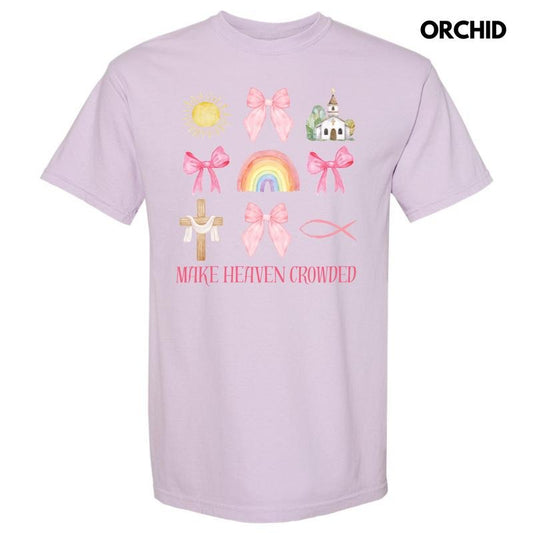 Collage Make Heaven Crowded Comfort Colors T-Shirt 'NLB' Hoodie, Sweatshirt | InkThreadWorks.com