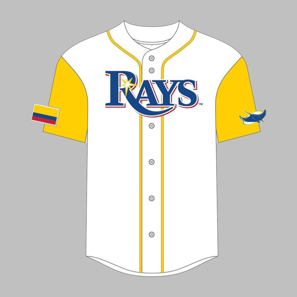 Rays Colombian Heritage Jersey 2025 Giveaway - Grishko.com