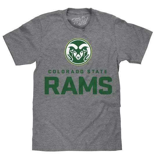 Colorado State University Rams T-Shirt - Gray Hoodie, Sweatshirt | InkThreadWorks.com