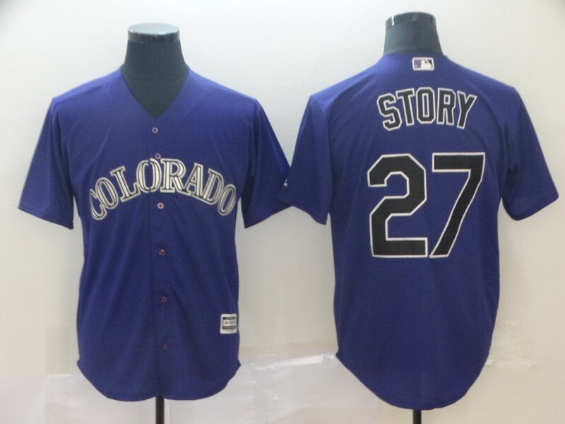 Colorado Rockies #27 Trevor Story Style 2