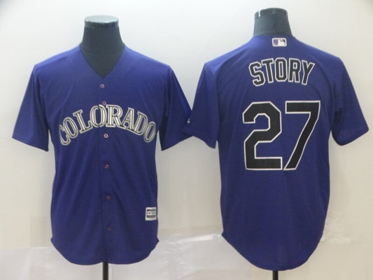 Colorado Rockies #27 Trevor Story Style 2